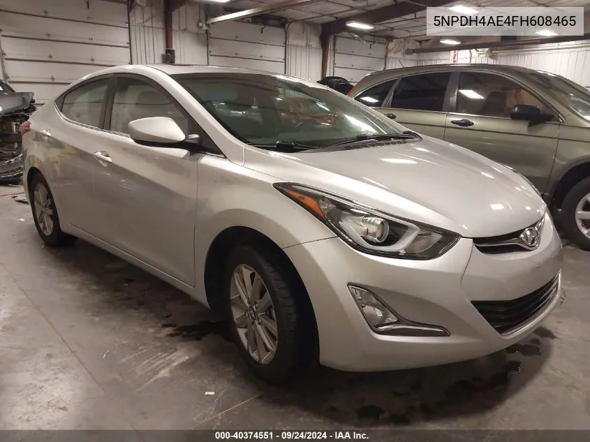 5NPDH4AE4FH608465 2015 Hyundai Elantra Se