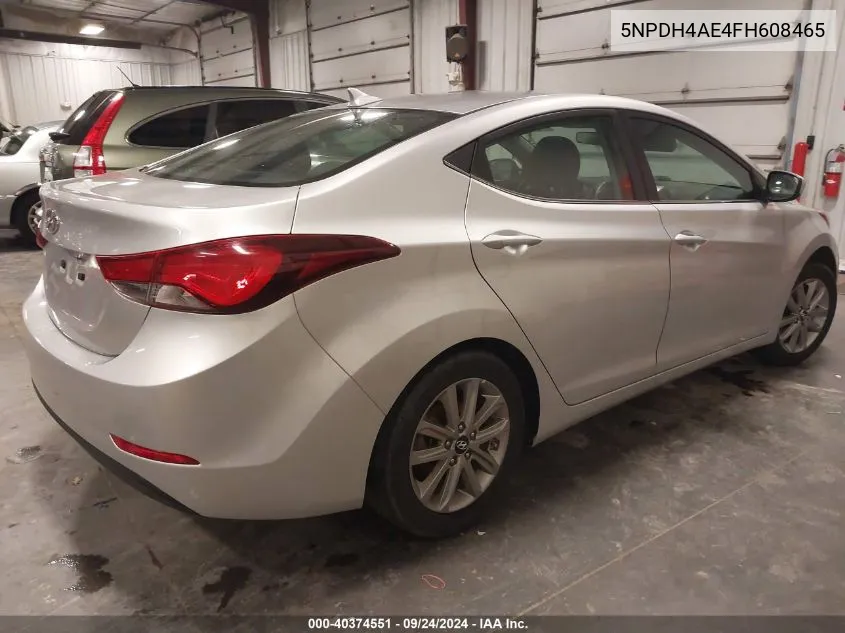 5NPDH4AE4FH608465 2015 Hyundai Elantra Se