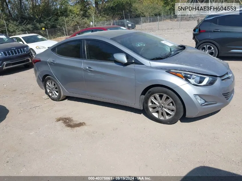 5NPDH4AE3FH604553 2015 Hyundai Elantra Se