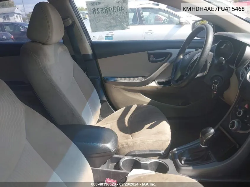 KMHDH4AE7FU415468 2015 Hyundai Elantra Se