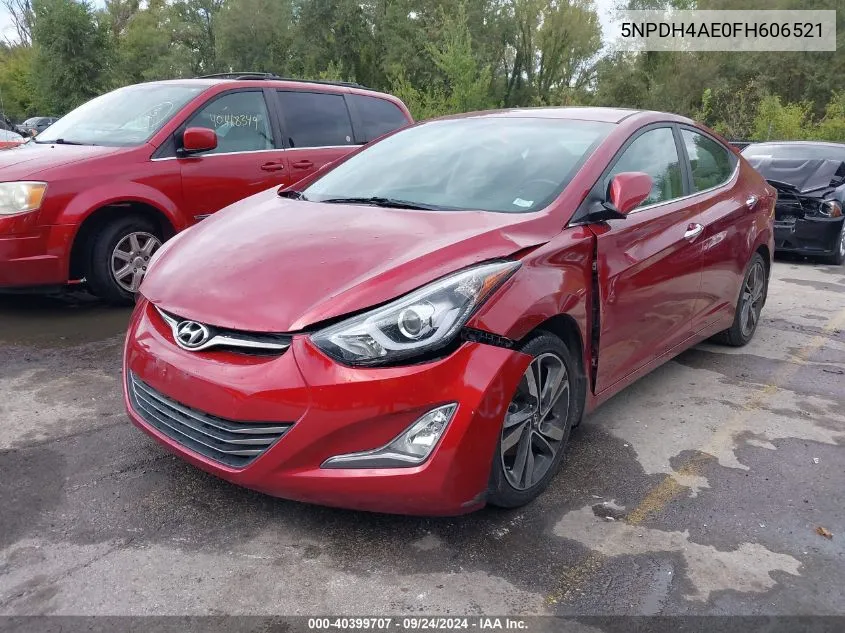 5NPDH4AE0FH606521 2015 Hyundai Elantra Limited