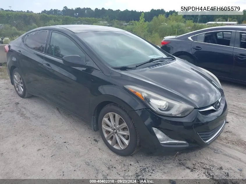 5NPDH4AE4FH605579 2015 Hyundai Elantra Se