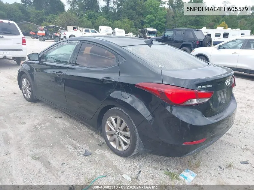 5NPDH4AE4FH605579 2015 Hyundai Elantra Se