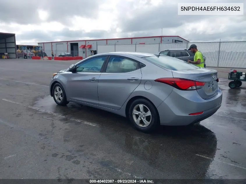 5NPDH4AE6FH634632 2015 Hyundai Elantra Se