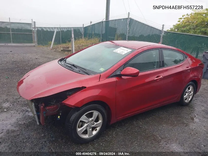 5NPDH4AE8FH557228 2015 Hyundai Elantra Se