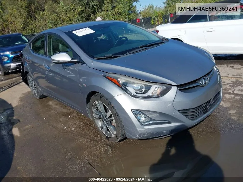 KMHDH4AE5FU359241 2015 Hyundai Elantra Limited