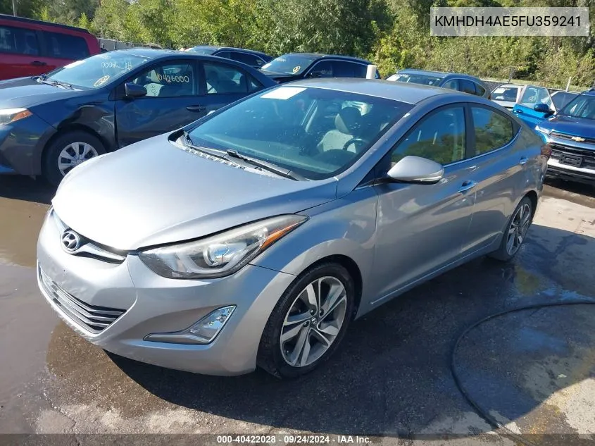 KMHDH4AE5FU359241 2015 Hyundai Elantra Limited