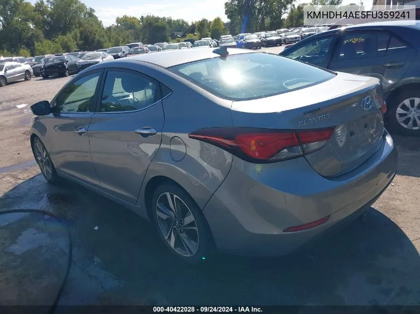 KMHDH4AE5FU359241 2015 Hyundai Elantra Limited