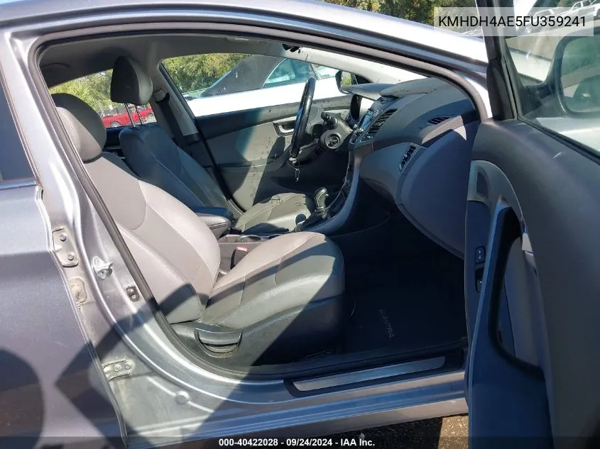 KMHDH4AE5FU359241 2015 Hyundai Elantra Limited