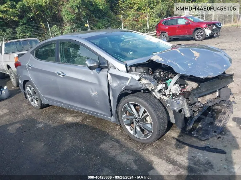 KMHDH4AE0FU456105 2015 Hyundai Elantra Limited