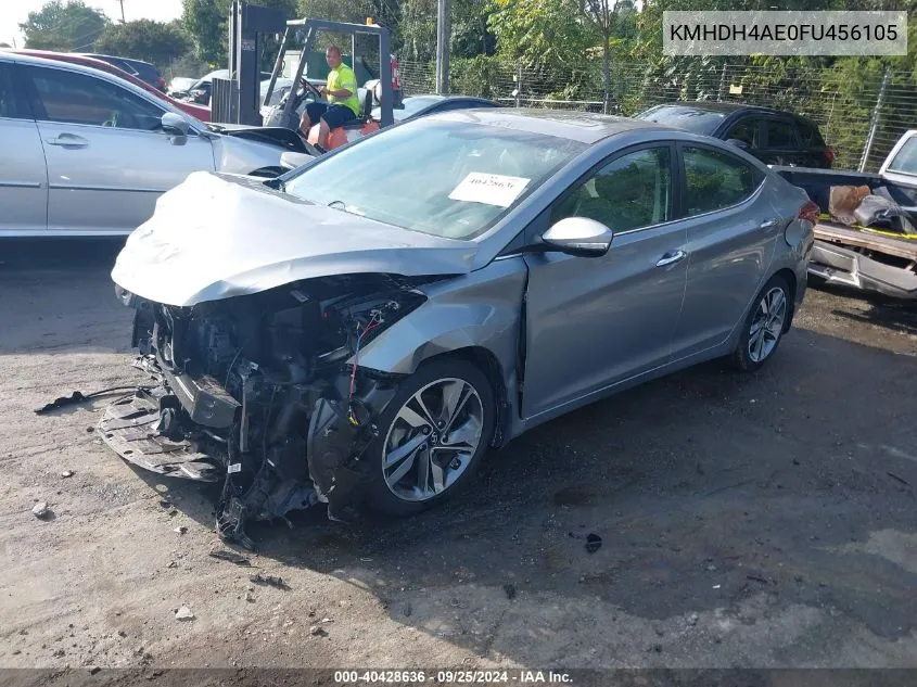 KMHDH4AE0FU456105 2015 Hyundai Elantra Limited