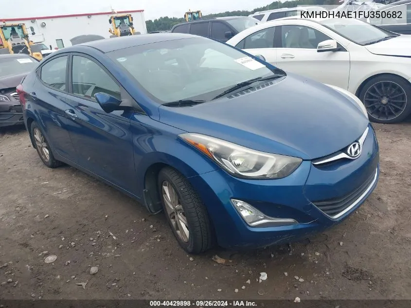 KMHDH4AE1FU350682 2015 Hyundai Elantra Se/Sport/Limited