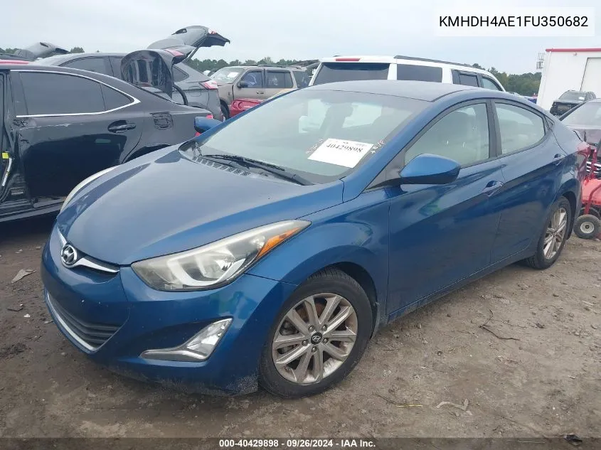 KMHDH4AE1FU350682 2015 Hyundai Elantra Se/Sport/Limited