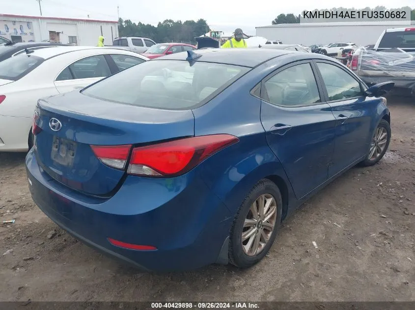 KMHDH4AE1FU350682 2015 Hyundai Elantra Se/Sport/Limited