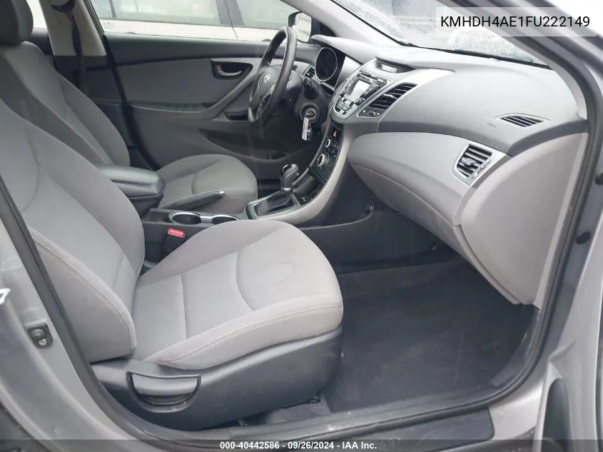 KMHDH4AE1FU222149 2015 Hyundai Elantra Se