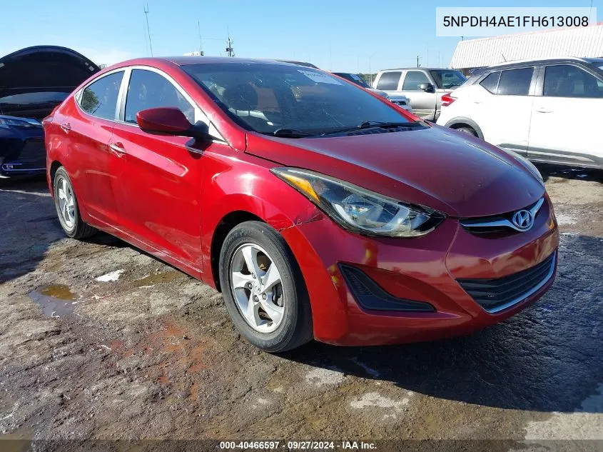 5NPDH4AE1FH613008 2015 Hyundai Elantra Se