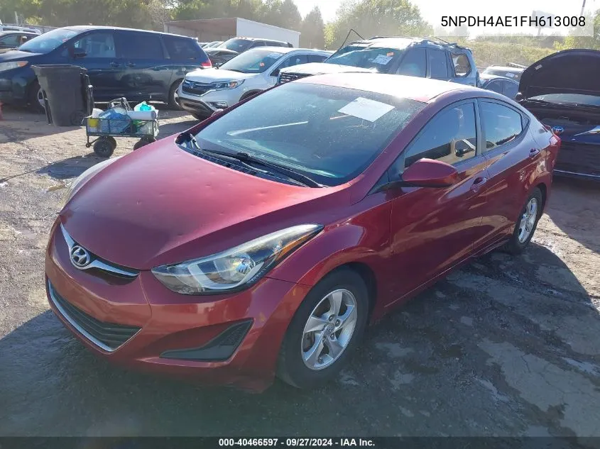 5NPDH4AE1FH613008 2015 Hyundai Elantra Se