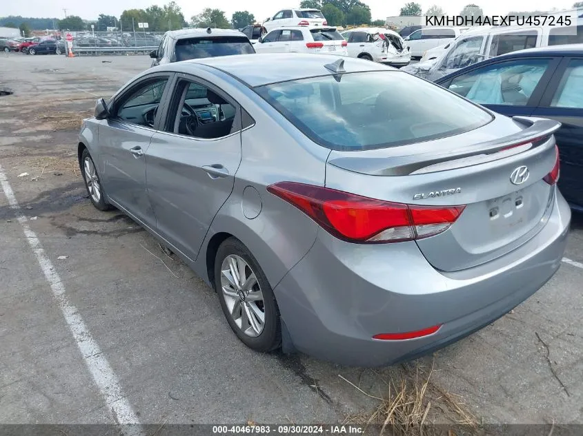 2015 Hyundai Elantra Se/Sport/Limited VIN: KMHDH4AEXFU457245 Lot: 40467983