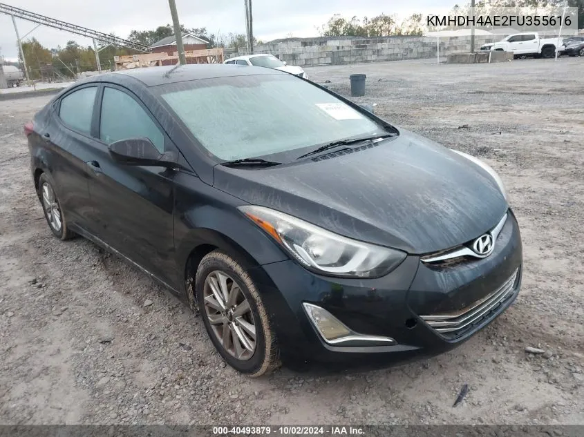 KMHDH4AE2FU355616 2015 Hyundai Elantra Se (Ulsan Plant)