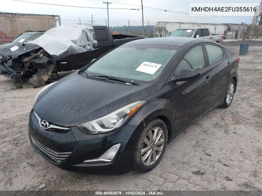 KMHDH4AE2FU355616 2015 Hyundai Elantra Se (Ulsan Plant)