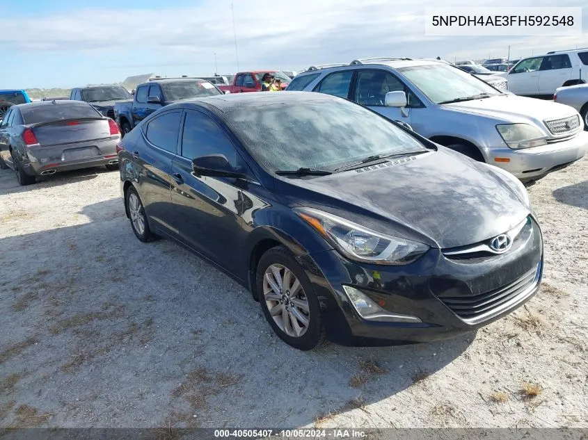 5NPDH4AE3FH592548 2015 Hyundai Elantra Se/Sport/Limited