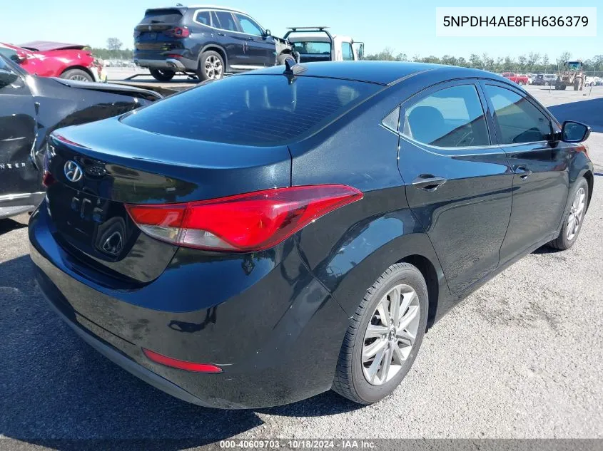 2015 Hyundai Elantra Se VIN: 5NPDH4AE8FH636379 Lot: 40609703