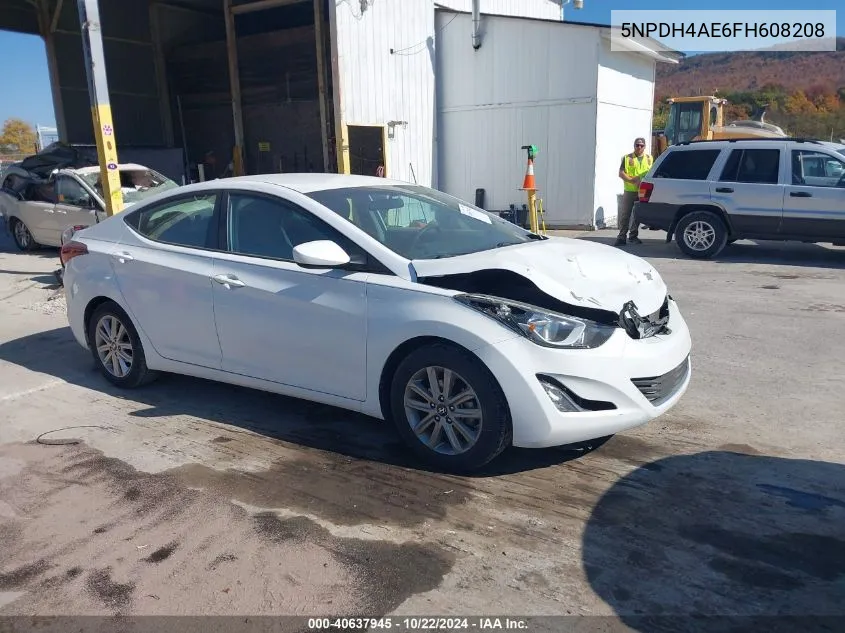 5NPDH4AE6FH608208 2015 Hyundai Elantra Se