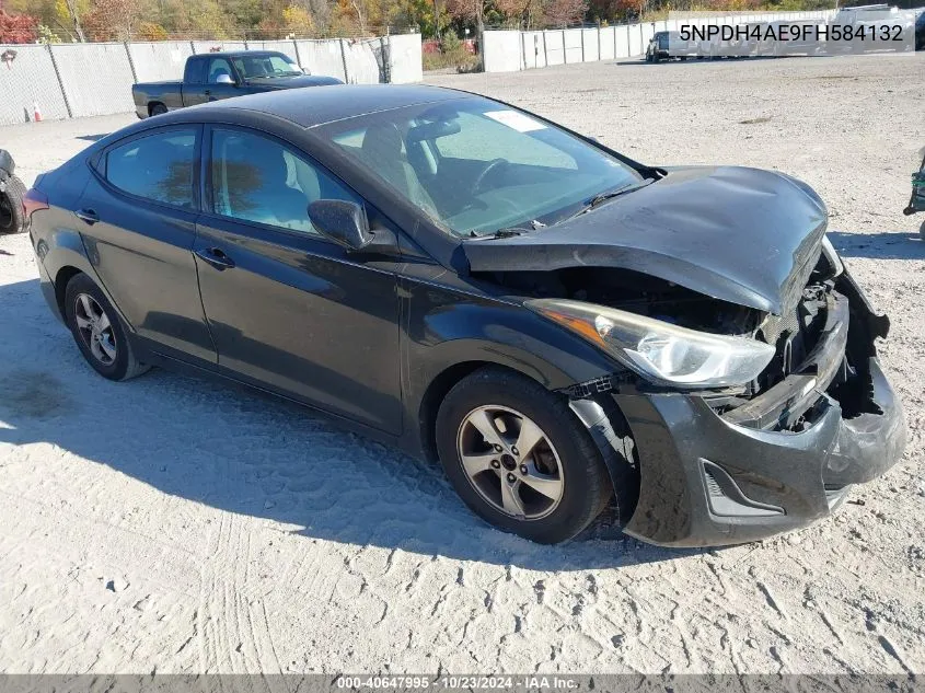 2015 Hyundai Elantra Se VIN: 5NPDH4AE9FH584132 Lot: 40647995