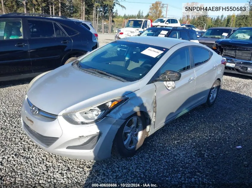 5NPDH4AE8FH550683 2015 Hyundai Elantra Se