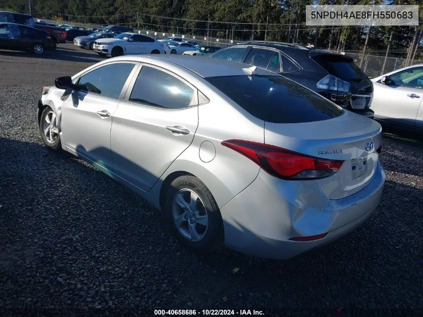 2015 Hyundai Elantra Se VIN: 5NPDH4AE8FH550683 Lot: 40658686