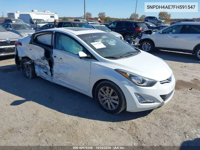 2015 Hyundai Elantra Se/Sport/Limited VIN: 5NPDH4AE7FH591547 Lot: 40675306