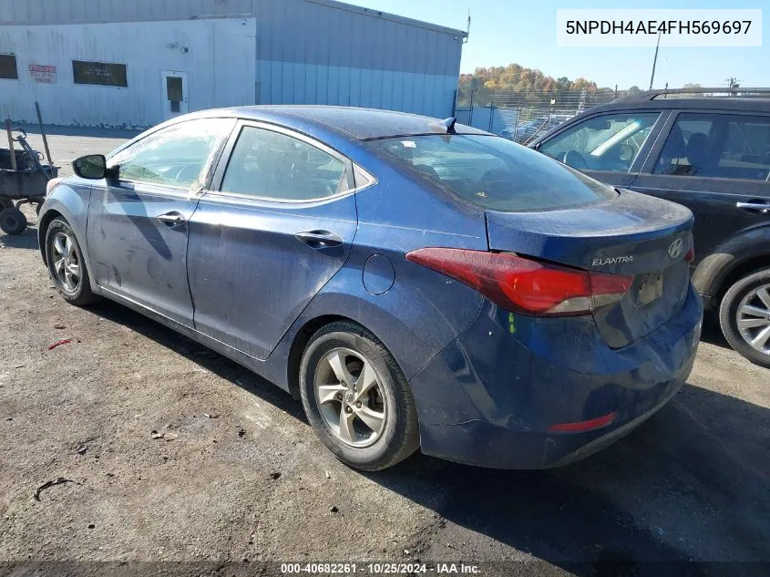 5NPDH4AE4FH569697 2015 Hyundai Elantra Se/Sport/Limited