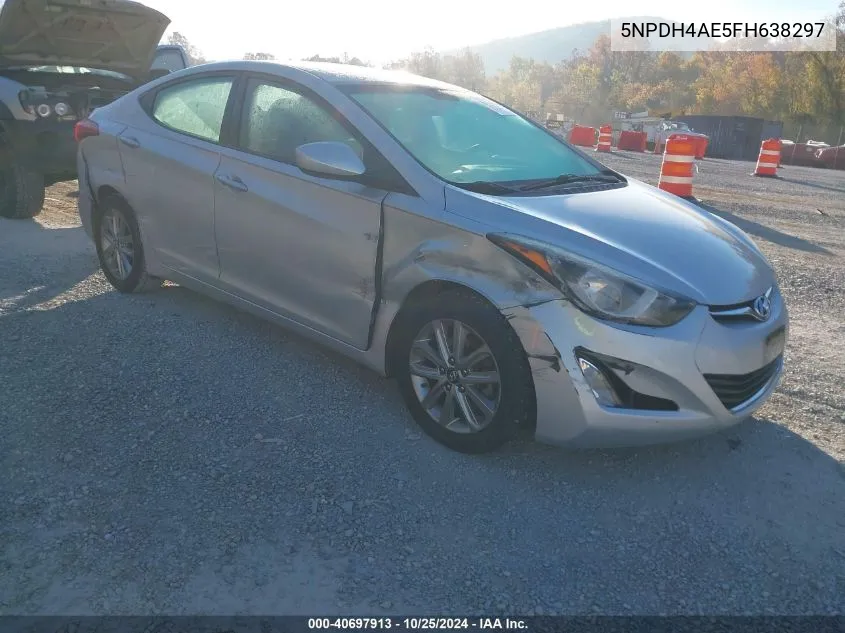 2015 Hyundai Elantra Se VIN: 5NPDH4AE5FH638297 Lot: 40697913