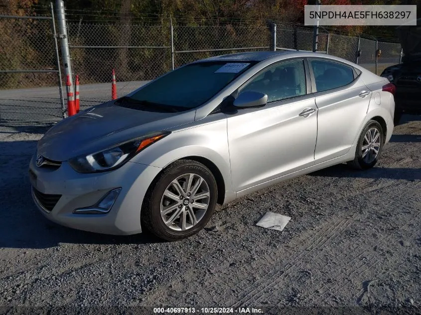 2015 Hyundai Elantra Se VIN: 5NPDH4AE5FH638297 Lot: 40697913