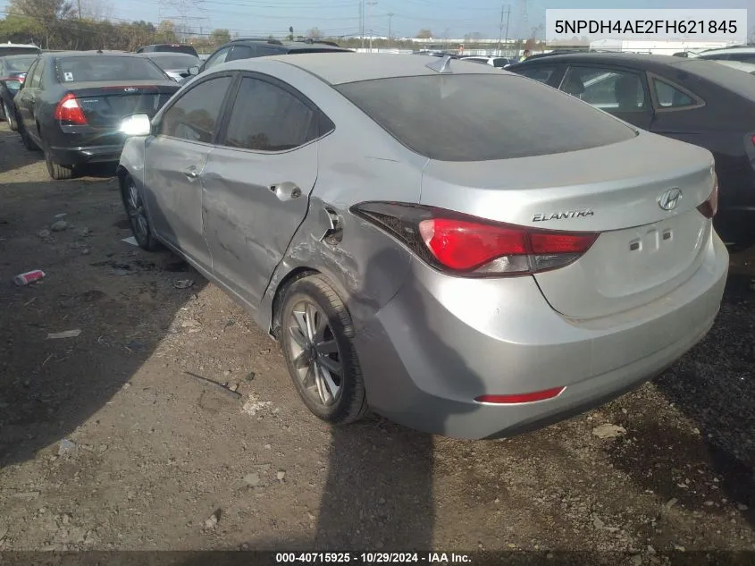 2015 Hyundai Elantra Se VIN: 5NPDH4AE2FH621845 Lot: 40715925