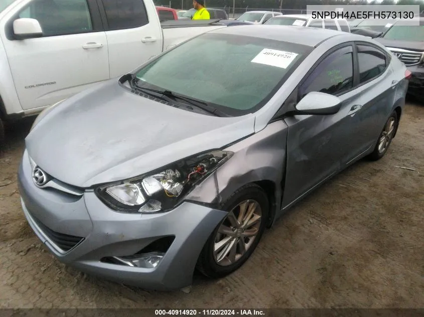 2015 Hyundai Elantra Se VIN: 5NPDH4AE5FH573130 Lot: 40914920