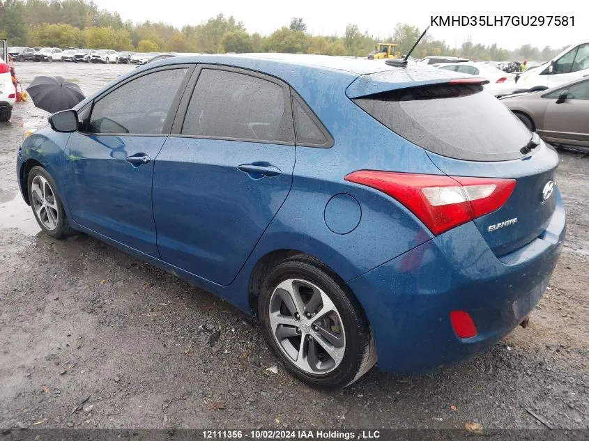 KMHD35LH7GU297581 2016 Hyundai Elantra Gt Gls