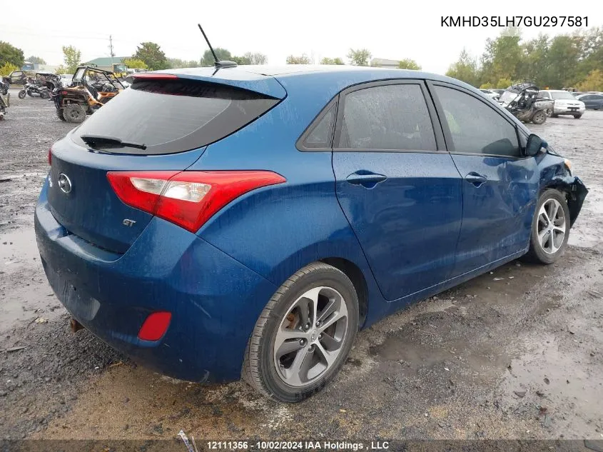 KMHD35LH7GU297581 2016 Hyundai Elantra Gt Gls