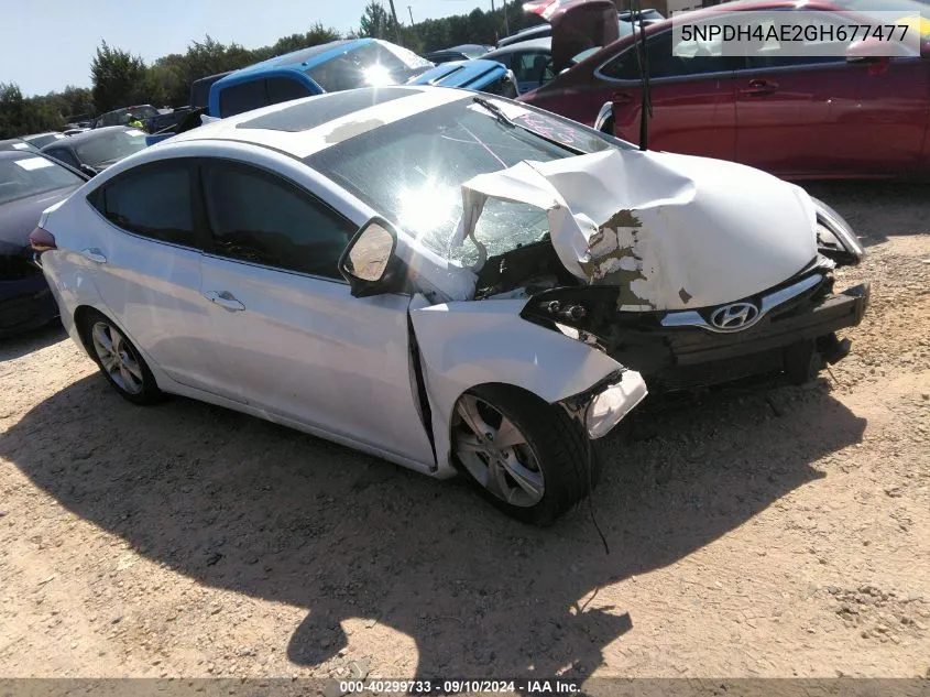 5NPDH4AE2GH677477 2016 Hyundai Elantra Se/Sport/Limited