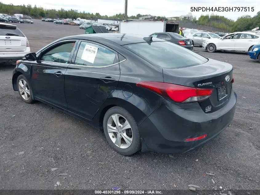 5NPDH4AE3GH797515 2016 Hyundai Elantra Value Edition