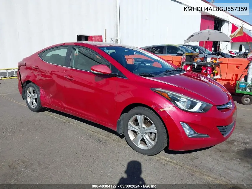 2016 Hyundai Elantra Value Edition VIN: KMHDH4AE8GU557359 Lot: 40304127