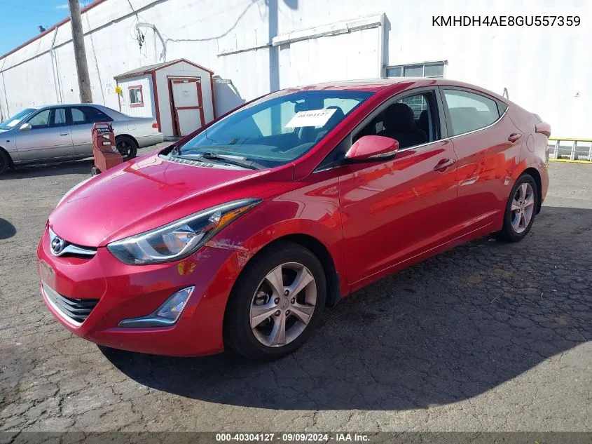 KMHDH4AE8GU557359 2016 Hyundai Elantra Value Edition