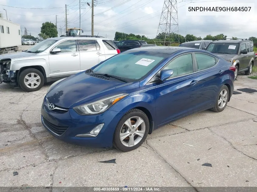 2016 Hyundai Elantra Se/Sport/Limited VIN: 5NPDH4AE9GH684507 Lot: 40305659