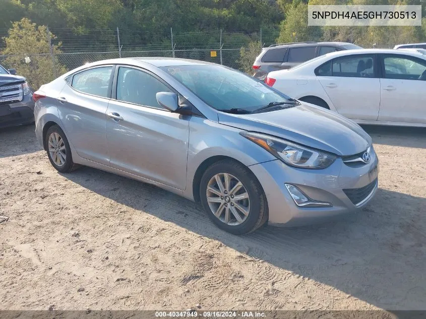 5NPDH4AE5GH730513 2016 Hyundai Elantra Se/Sport/Limited