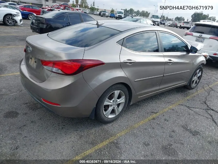 5NPDH4AE7GH671979 2016 Hyundai Elantra Value Edition