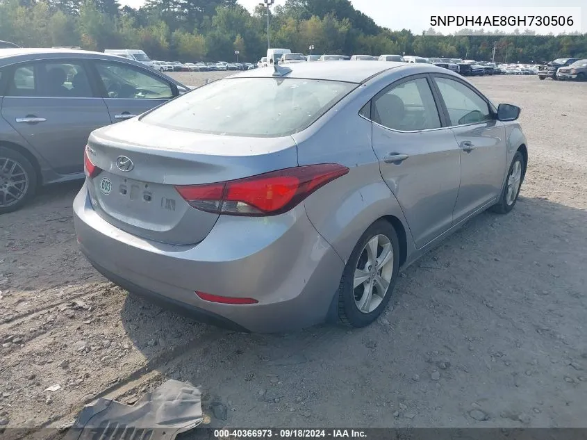 5NPDH4AE8GH730506 2016 Hyundai Elantra Se/Sport/Limited