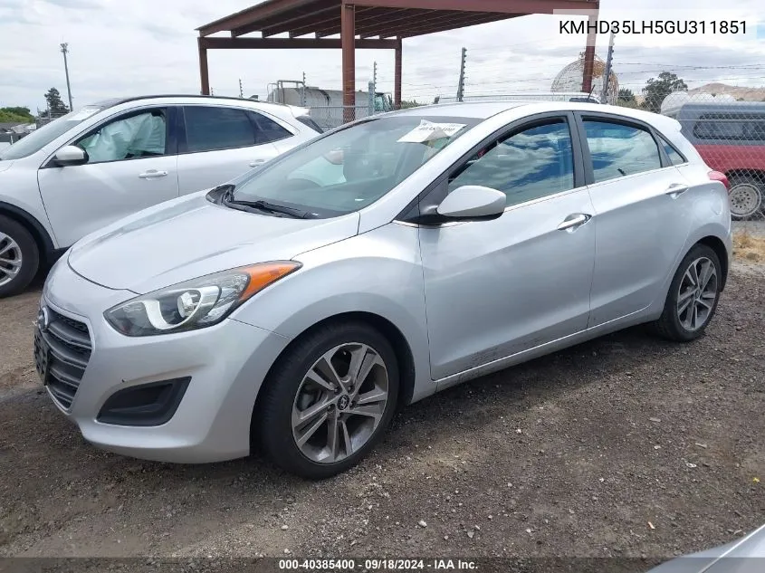 KMHD35LH5GU311851 2016 Hyundai Elantra Gt