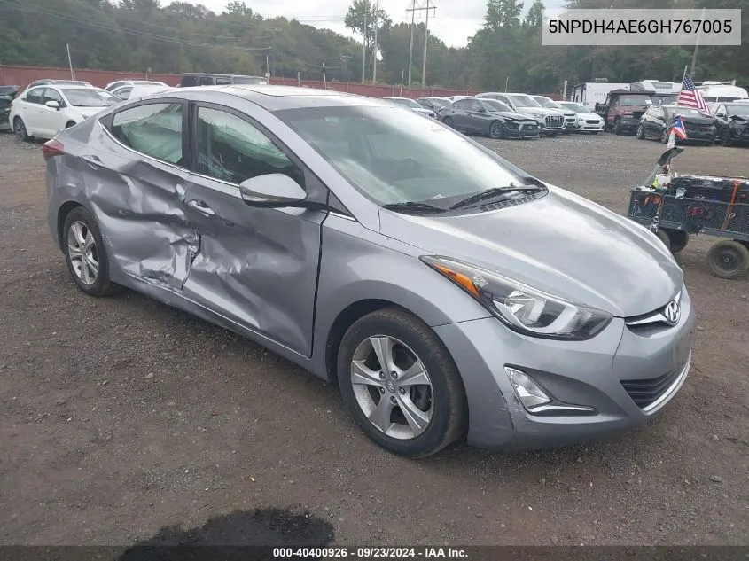 5NPDH4AE6GH767005 2016 Hyundai Elantra Value Edition