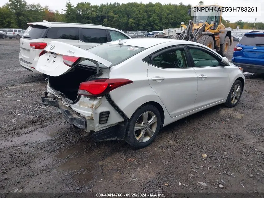 5NPDH4AE5GH783261 2016 Hyundai Elantra Value Edition