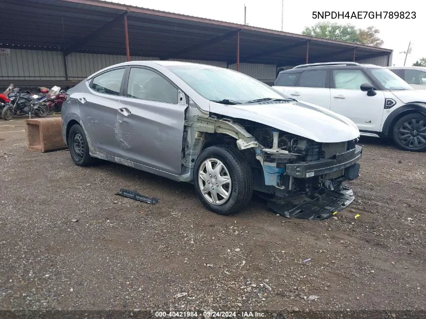 5NPDH4AE7GH789823 2016 Hyundai Elantra Se